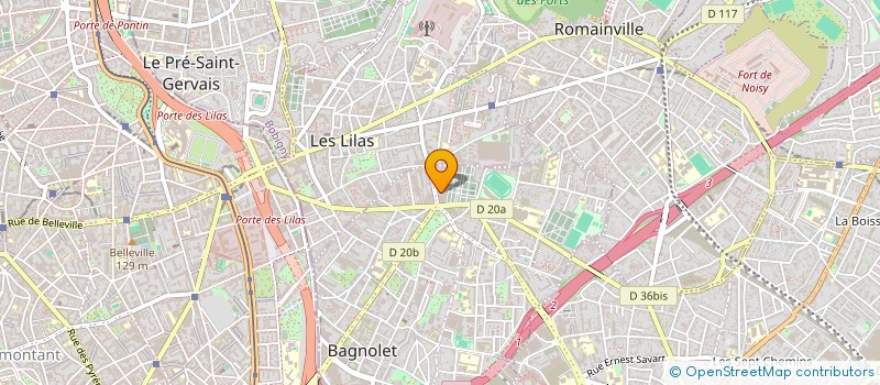 localisation de l'entreprise MADAME AMELIE DUPIN à BAGNOLET