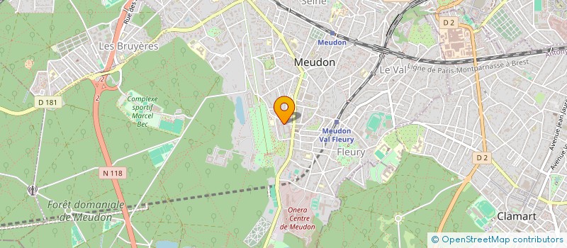 localisation de l'entreprise MADAME AMELIE DUPIN à MEUDON