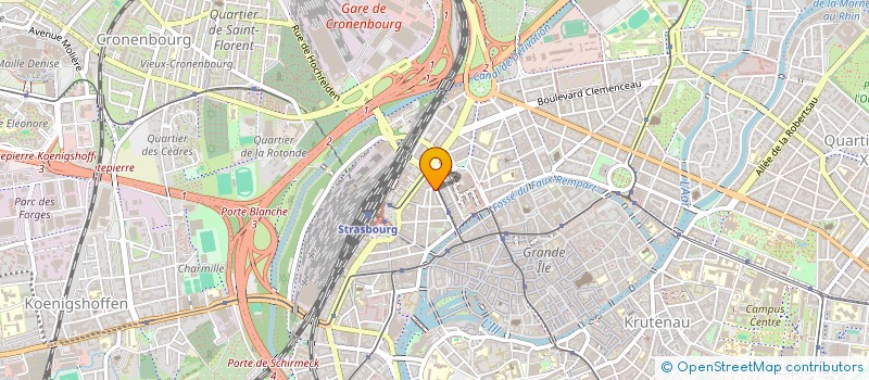 localisation de l'entreprise MADAME AMELIE DUPONT à STRASBOURG