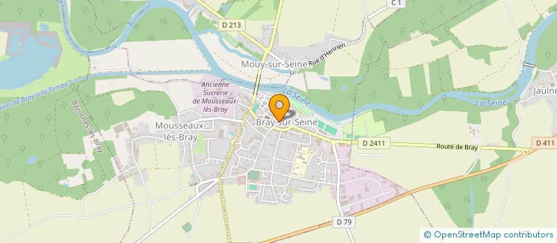 localisation de l'entreprise MADAME AMELIE DURAND  BRAY-SUR-SEINE