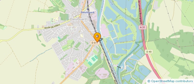 localisation de l'entreprise MADAME AMELIE DURANTON  DIEULOUARD