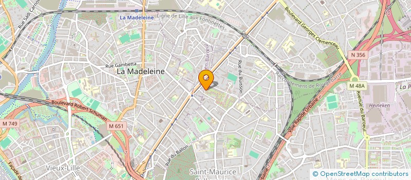 localisation de l'entreprise MADAME AMELIE DURIEZ à LILLE