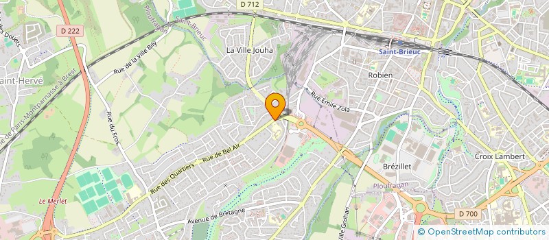 localisation de l'entreprise MADAME AMELIE DZYGA  PLOUFRAGAN