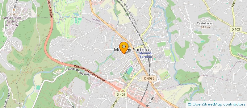 localisation de l'entreprise MADAME AMELIE EL DJEMAI  MOUANS-SARTOUX