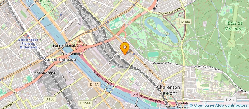 localisation de l'entreprise MADAME AMELIE ESCOURROU  CHARENTON-LE-PONT