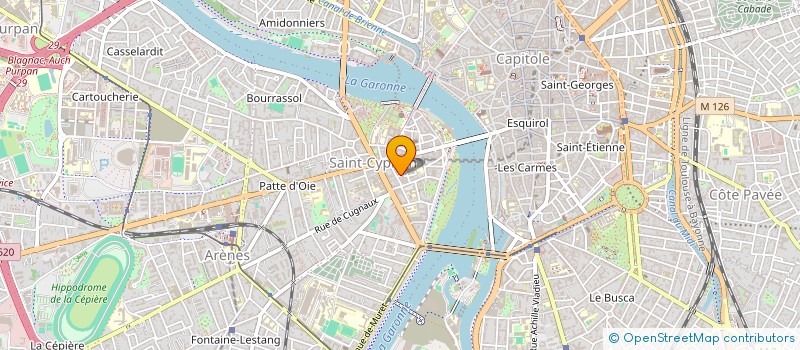 localisation de l'entreprise MADAME AMELIE ESCRIVA à TOULOUSE