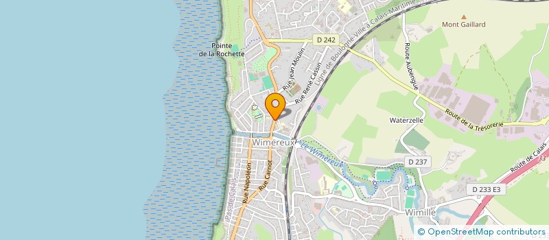 localisation de l'entreprise MADAME AMELIE EUCHIN  WIMEREUX