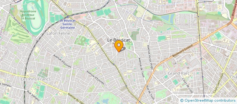 localisation de l'entreprise MADAME AMELIE EYMARD  LE BOUSCAT