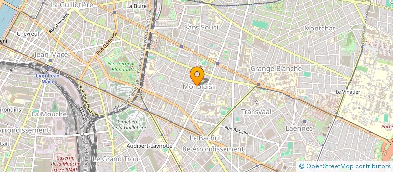 localisation de l'entreprise MADAME AMELIE EYMIN  LYON 8EME