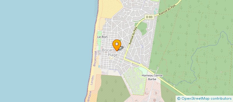 localisation de l'entreprise MADAME AMELIE EYQUEM  BISCARROSSE