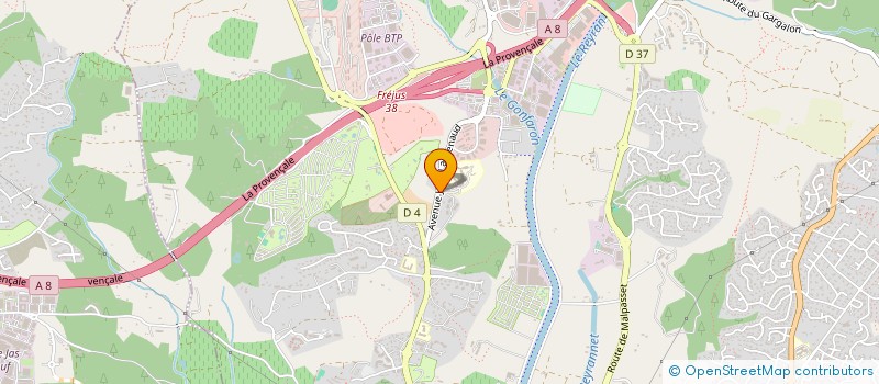 localisation de l'entreprise MADAME AMELIE FACCHINI  FREJUS