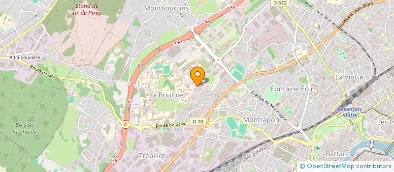 localisation de l'entreprise MADAME AMELIE FALQUE  BESANCON