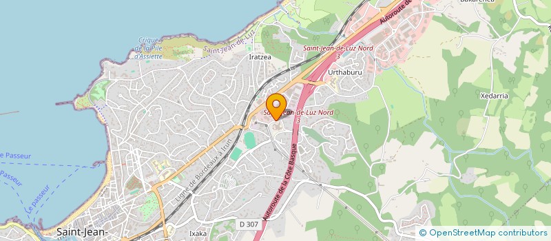 localisation de l'entreprise MADAME AMELIE FARAUD à SAINT-JEAN-DE-LUZ