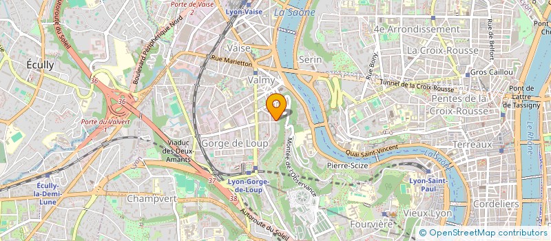 localisation de l'entreprise MADAME AMELIE FAURE à LYON