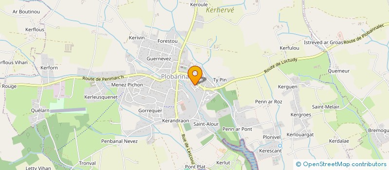 localisation de l'entreprise MADAME AMELIE FERNANDEZ  PLOBANNALEC-LESCONIL