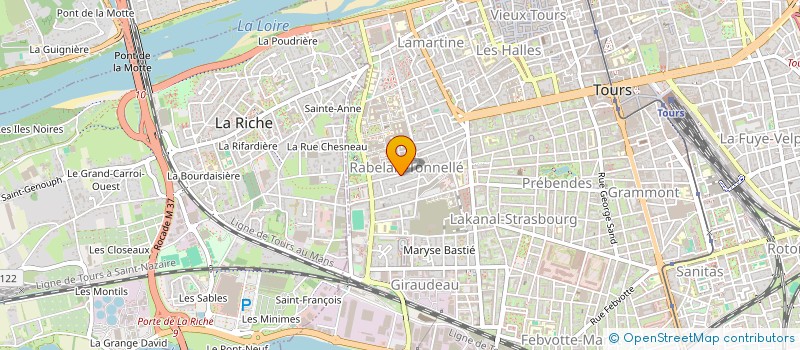 localisation de l'entreprise MADAME AMELIE FERRAND à TOURS