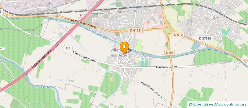 localisation de l'entreprise MADAME AMELIE FERRERO à VILLENEUVE-LES-BEZIERS