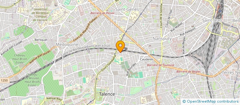 localisation de l'entreprise MADAME AMELIE FOUASSIER  TALENCE