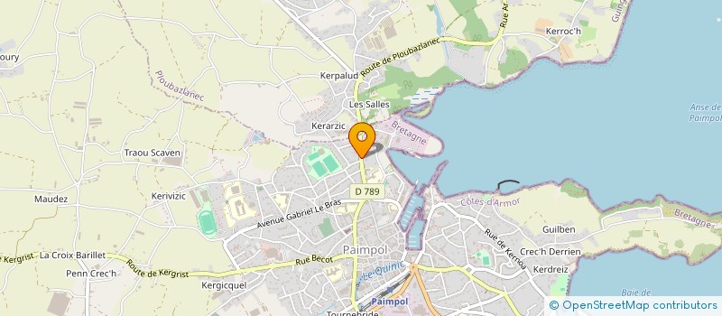 localisation de l'entreprise MADAME AMELIE FOUQUERAY  PAIMPOL