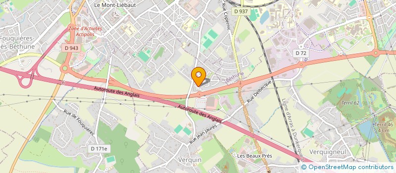 localisation de l'entreprise MADAME AMELIE FOURMAUX  VERQUIN