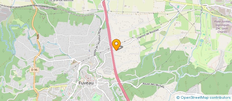 localisation de l'entreprise MADAME AMELIE FRAIPONT  FUVEAU