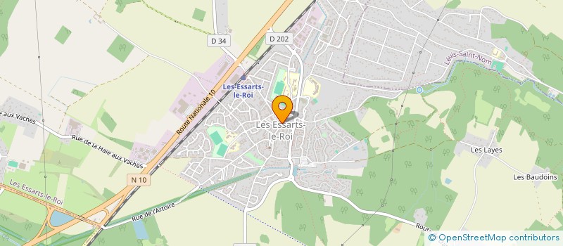 localisation de l'entreprise MADAME AMELIE FRANC  LES ESSARTS-LE-ROI