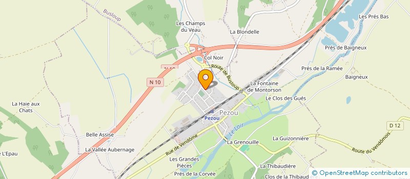 localisation de l'entreprise MADAME AMELIE FRESNAY  PEZOU