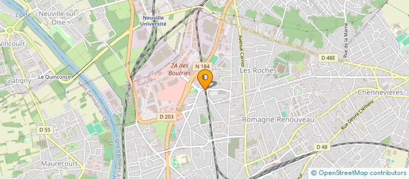 localisation de l'entreprise MADAME AMELIE FRIMAS  CONFLANS-SAINTE-HONORINE