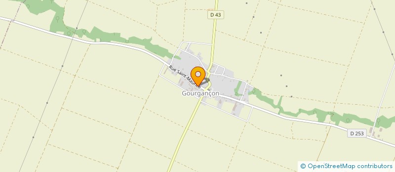 localisation de l'entreprise MADAME AMELIE FRINOT  GOURGANCON