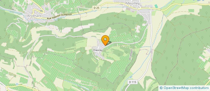 localisation de l'entreprise MADAME AMELIE FRIZOT  ARCENANT