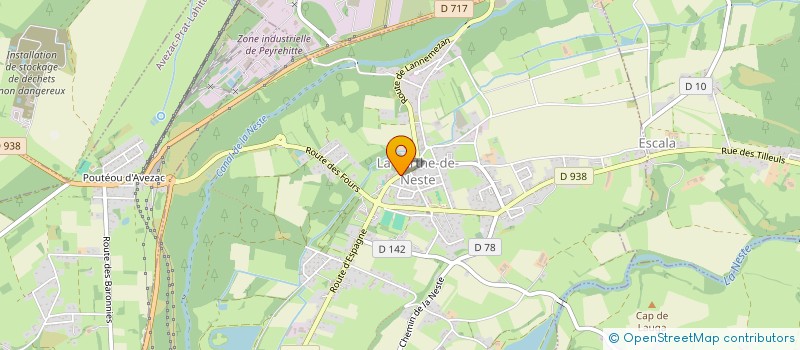 localisation de l'entreprise MADAME AMELIE FROSSARD  LA BARTHE-DE-NESTE