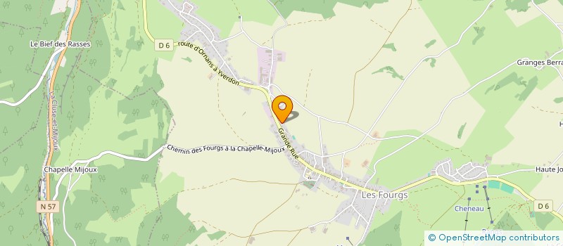 localisation de l'entreprise MADAME AMELIE FROSSARD  PONTARLIER