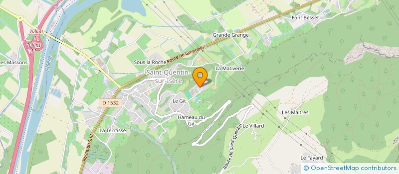 localisation de l'entreprise MADAME AMELIE FUSARO  SAINT-QUENTIN-SUR-ISERE