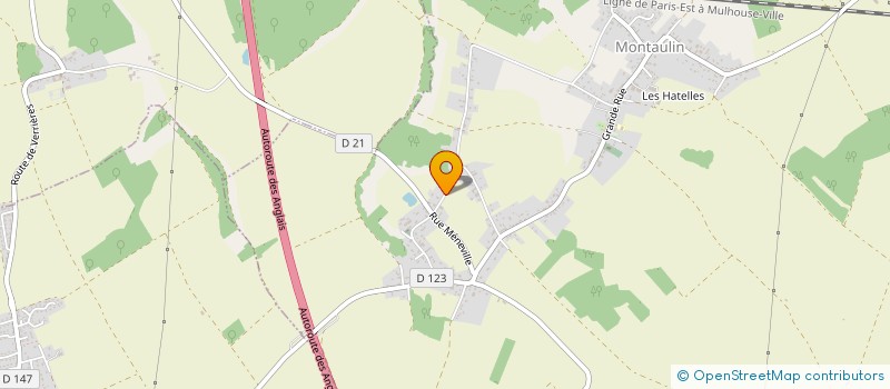 localisation de l'entreprise MADAME AMELIE GABRIELLA ALI ROMANETTI  MONTAULIN