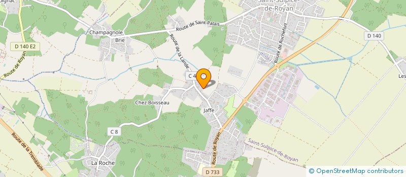 localisation de l'entreprise MADAME AMELIE GALIAY  SAINT-SULPICE-DE-ROYAN