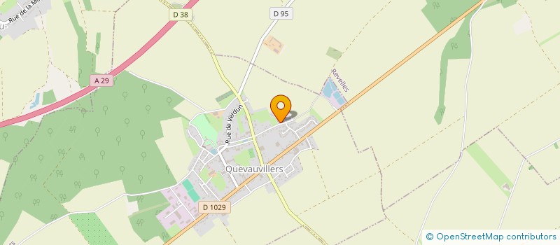 localisation de l'entreprise MADAME AMELIE GALLAND  QUEVAUVILLERS