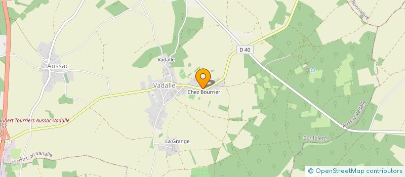 localisation de l'entreprise MADAME AMELIE GARAND à AUSSAC-VADALLE