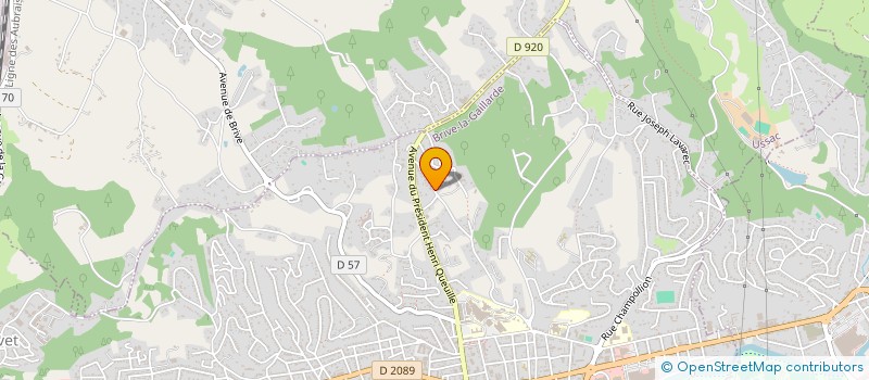 localisation de l'entreprise MADAME AMELIE GARDARIN  BRIVE-LA-GAILLARDE