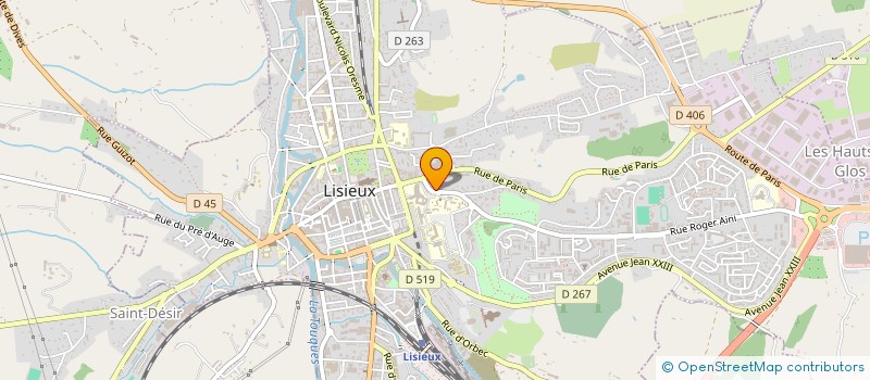 localisation de l'entreprise MADAME AMELIE GARMOND à LISIEUX