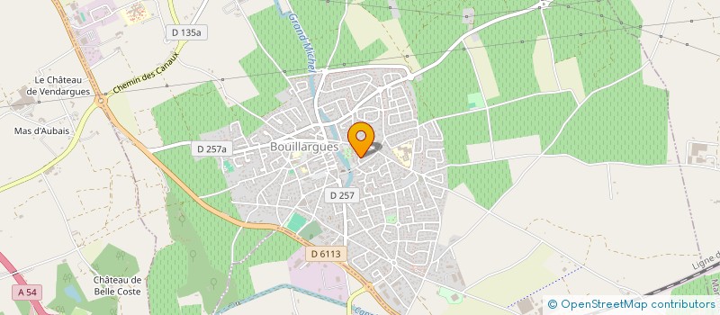 localisation de l'entreprise MADAME AMELIE GARNIER  BOUILLARGUES