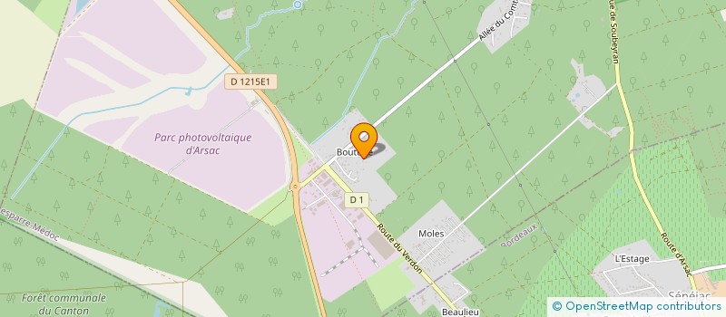 localisation de l'entreprise MADAME AMELIE GARON  MERIGNAC