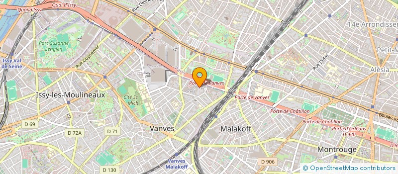 localisation de l'entreprise MADAME AMELIE GAUDIN à VANVES