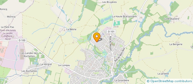 localisation de l'entreprise MADAME AMELIE GAUDIN à DOMPIERRE-SUR-YON