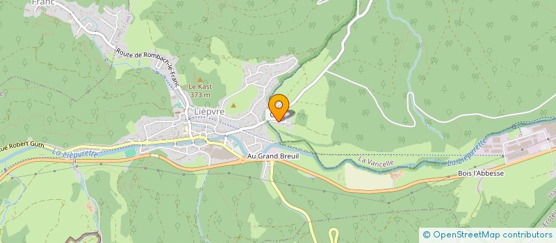 localisation de l'entreprise MADAME AMELIE GAUER  SAINTE-CROIX-AUX-MINES