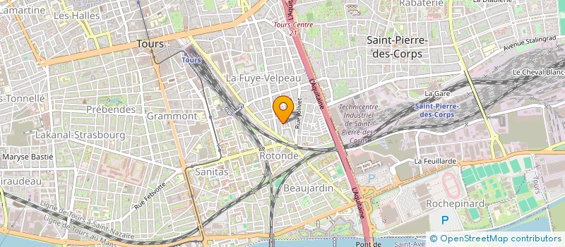 localisation de l'entreprise MADAME AMELIE GEIGER  TOURS