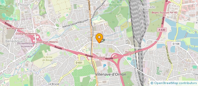 localisation de l'entreprise MADAME AMELIE GENESTE à VILLENAVE-D'ORNON