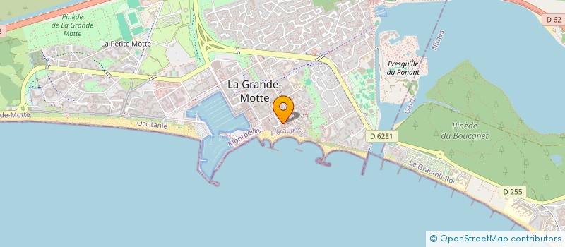 localisation de l'entreprise MADAME AMELIE GENGEMBRE  LA GRANDE-MOTTE