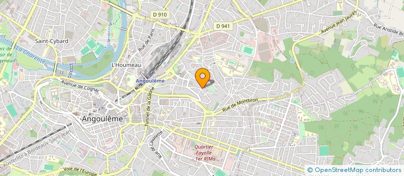 localisation de l'entreprise MADAME AMELIE GEOFFRET à ANGOULEME