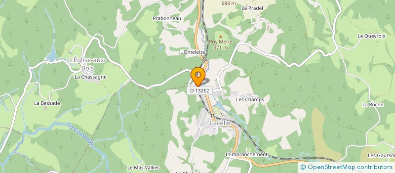 localisation de l'entreprise MADAME AMELIE GEORGE  LACELLE