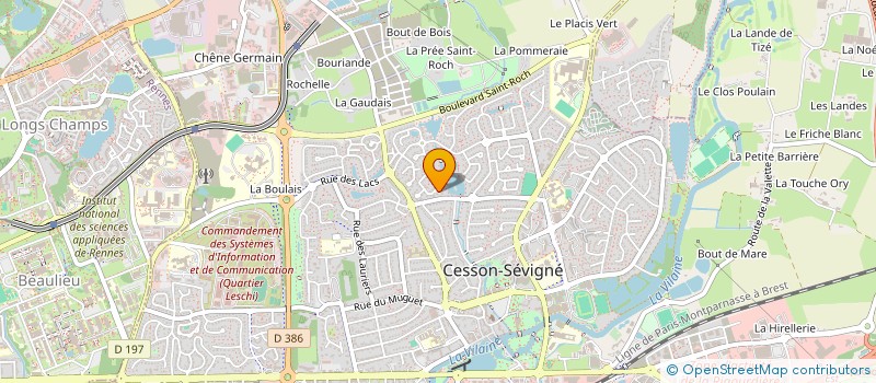 localisation de l'entreprise MADAME AMELIE GILBERT à RENNES